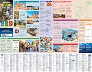 Lonely Planet Athens City Map - Lonely Planet [KSIĄŻKA]