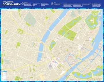 Lonely Planet Copenhagen City Map - O' Thomas Malley [KSIĄŻKA]
