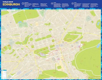 Lonely Planet Edinburgh City Map - Lonely Planet [KSIĄŻKA]