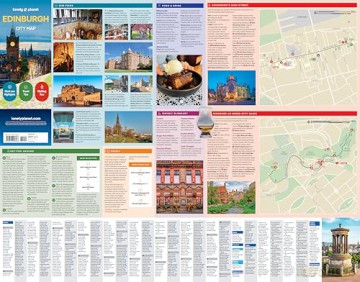 Lonely Planet Edinburgh City Map - Lonely Planet [KSIĄŻKA]