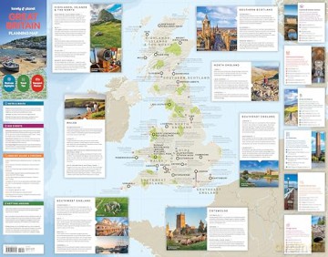 Lonely Planet Great Britain Planning Map - Lonely Planet [KSIĄŻKA]