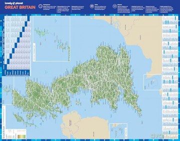 Lonely Planet Great Britain Planning Map - Lonely Planet [KSIĄŻKA]