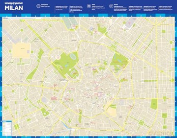 Lonely Planet Milan City Map - Lonely Planet [KSIĄŻKA]