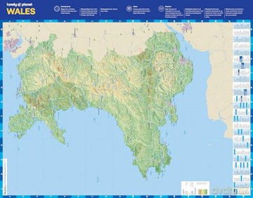 Lonely Planet Wales Planning Map - Lonely Planet [KSIĄŻKA]