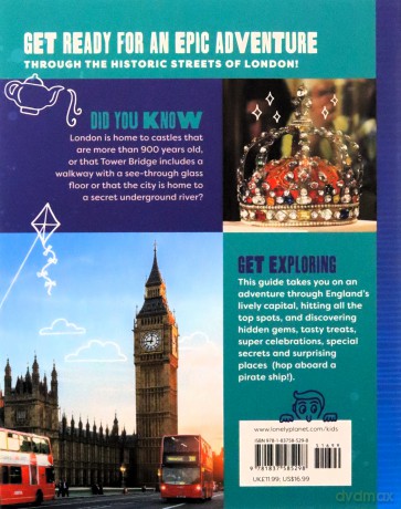 Lonely Planet Kids A Kid's Guide to London: Let the Adventure Begin! (Lonely Planet Kids Guides) - Lonely Planet [KSIĄŻKA]
