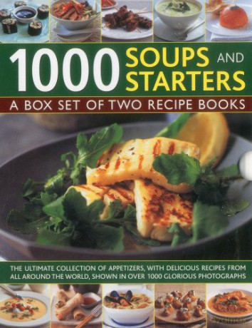 1000 Soups and Starters: A Box Set of Two Recipe Books: The Ultimate Collection of Appetizers, with Delicious Recipes from Around the World, Shown in Over 1000 Glorious Photographs - Bridget Jones [KSIĄŻKA]