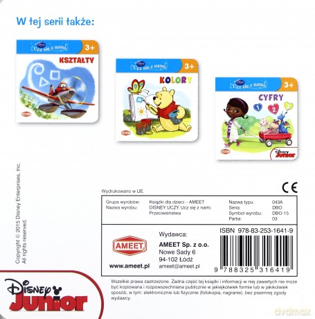 Disney Ucz się z nami. Przeciwieństwa. [KSIĄŻKA]