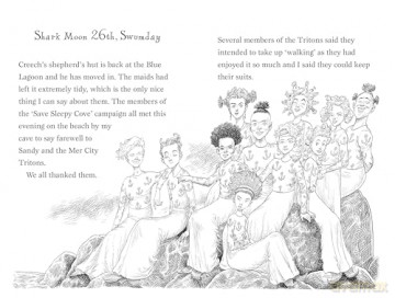 A Mermaid's Diary: The perfect mermaid holiday story from award-winner Chris Riddell - Chris Riddell [KSIĄŻKA]