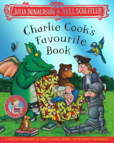 Charlie Cook's Favourite Book 20th Anniversary Edition: with a special shiny cover and fun activities to make and do! - Julia Donaldson [KSIĄŻKA]