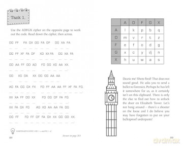 Cluedle - The Case of the Silver Cipher: 60 Super Sleuth Mystery Puzzles: 4 (Cluedle, 4) - Hartigan Browne [KSIĄŻKA]