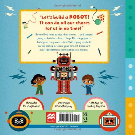 Flip, Flap, Build: Robots: Over 180 different robots to build! - Macmillan Children's Books [KSIĄŻKA]