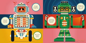 Flip, Flap, Build: Robots: Over 180 different robots to build! - Macmillan Children's Books [KSIĄŻKA]