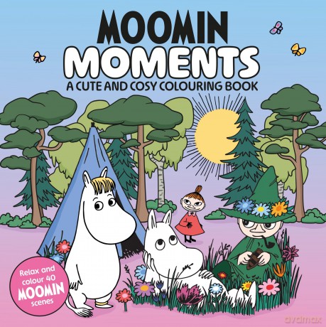 Moomin Moments: A Cute and Cosy Colouring Book for All Ages - Macmillan Children's Books [KSIĄŻKA]