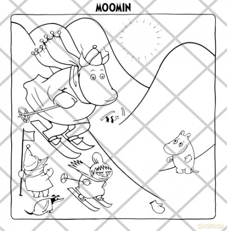 Moomin Moments: A Cute and Cosy Colouring Book for All Ages - Macmillan Children's Books [KSIĄŻKA]