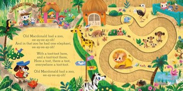 Old Macdonald had a Zoo: A Nursery Rhyme Counting Book for Toddlers (Slide and Count, 4) - Camilla Reid [KSIĄŻKA]