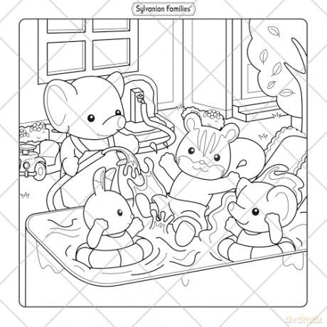 Sylvanian Families Cosy Adventures Colouring Book: Cute and Comfy Designs - Perfect Relaxation for All Ages (Sylvanian Families Cosy Colouring) - Macmillan Children's Books [KSIĄŻKA]