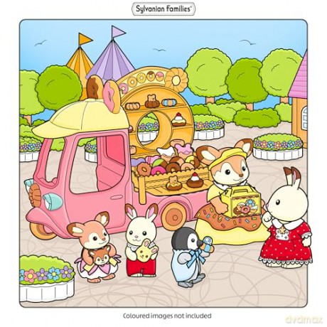 Sylvanian Families Cosy Adventures Colouring Book: Cute and Comfy Designs - Perfect Relaxation for All Ages (Sylvanian Families Cosy Colouring) - Macmillan Children's Books [KSIĄŻKA]