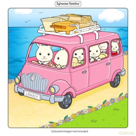 Sylvanian Families Cosy Adventures Colouring Book: Cute and Comfy Designs - Perfect Relaxation for All Ages (Sylvanian Families Cosy Colouring) - Macmillan Children's Books [KSIĄŻKA]