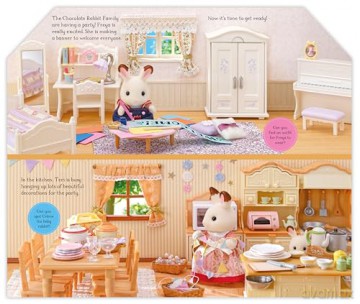 Sylvanian Families: Freya's Perfect Party: A Lift-the-Flap Story - Macmillan Children's Books [KSIĄŻKA]
