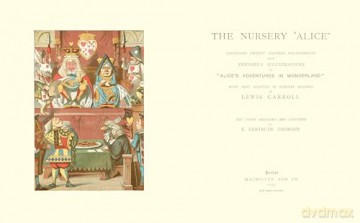 The Nursery Alice: Alice's Adventures in Wonderland adapted for younger readers by Lewis Carroll - Lewis Carroll [KSIĄŻKA]