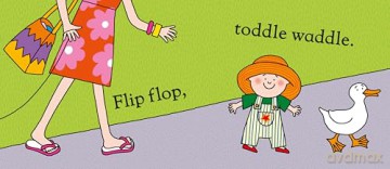 Toddle Waddle: A first book for toddlers who are learning to walk and talk (Toddler Time, 6) - Julia Donaldson [KSIĄŻKA]