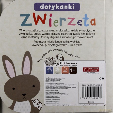 Dotykanki. Zwierzęta [KSIĄŻKA]
