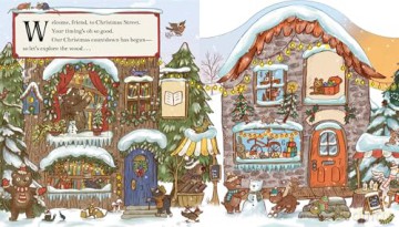 Brown Bear Wood: Christmas is Coming to Town!: A Fold-Out Christmas Village and Kalendarz Adwentowy! - Rachel Piercey [KSIĄŻKA]