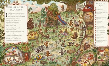 Brown Bear Wood: It's Busy Down in the Woods Today: Friends to Meet, Places to Explore and Over 100 Things to Find - Rachel Piercey [KSIĄŻKA]