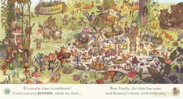 Brown Bear Wood: New Baby Bunny: 100 Newborn Things to Spot - Rachel Piercey [KSIĄŻKA]
