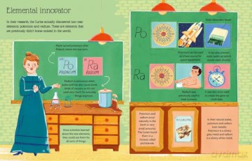 Marie Curie: An inspiring sticker story about never giving up (Sticker Life Stories) - Evie Daye [KSIĄŻKA]