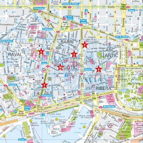 Barcelona Marco Polo City Map (Marco Polo Maps) - Marco Polo [KSIĄŻKA]