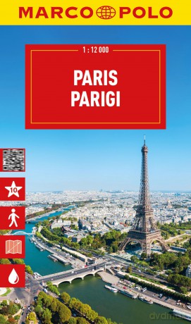 Paris Marco Polo City Map: Pocket size,detailed map of Paris (Marco Polo Maps) - Marco Polo [KSIĄŻKA]