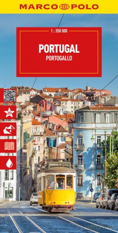 Portugal Marco Polo Map: wegenkaart :350.000 (Marco Polo Maps) - Marco Polo [KSIĄŻKA]