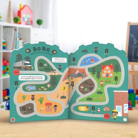Mighty Machines Activity Book (Shiny Stickers) - Sophie Collingwood [KSIĄŻKA]