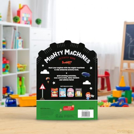 Mighty Machines Activity Book (Shiny Stickers) - Sophie Collingwood [KSIĄŻKA]