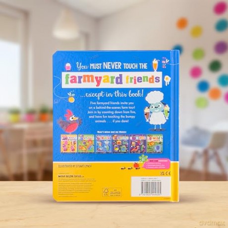 Never Touch the Farmyard Friends (Touch and Feel Board Book) - Alice Fewery [KSIĄŻKA]