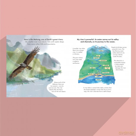 Small, Sparkling Raindrop: A fact-filled picture book about the water cycle with a large fold-out (ages 4-8) (Start Small, Think Big) - Mary Auld [KSIĄŻKA]