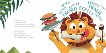 When Gobble Met Nibble: A Story About Loving Your Food - David Mark Stagg [KSIĄŻKA]