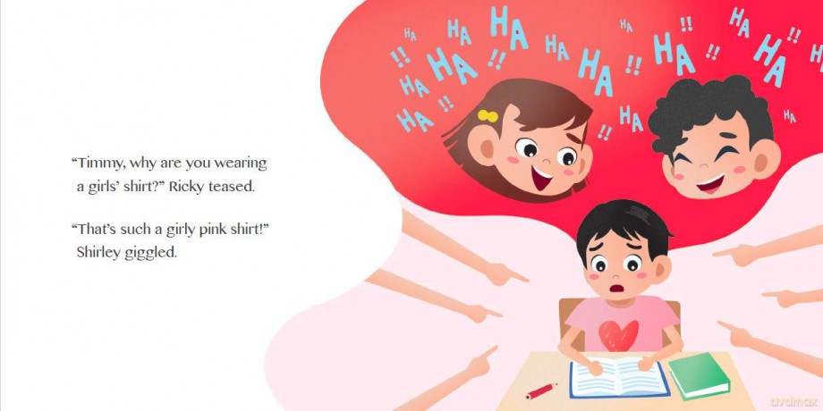 Timmy's Pretty Pink Shirt: A Story About Being Yourself - Adele Wong [KSIĄŻKA]