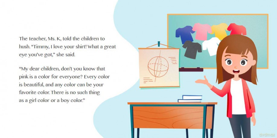 Timmy's Pretty Pink Shirt: A Story About Being Yourself - Adele Wong [KSIĄŻKA]