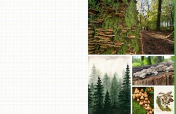 Cut and Collage Mushrooms and Fungi: Magnificent Images From the Forest Floor - Insight Editions [KSIĄŻKA]