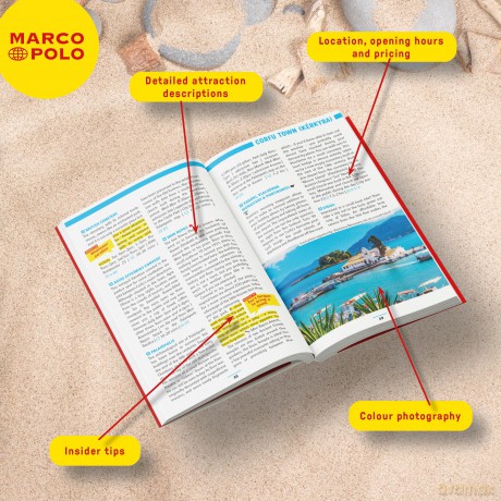 Corfu Marco Polo Pocket Guide - with pull-out map (paperback) (Marco Polo Pocket Guides) - Marco Polo [KSIĄŻKA]