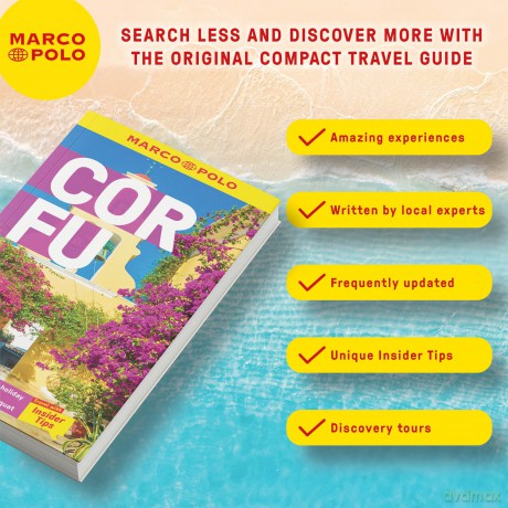 Corfu Marco Polo Pocket Guide - with pull-out map (paperback) (Marco Polo Pocket Guides) - Marco Polo [KSIĄŻKA]