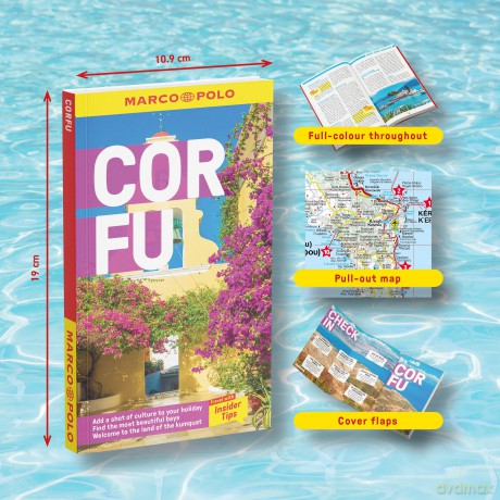 Corfu Marco Polo Pocket Guide - with pull-out map (paperback) (Marco Polo Pocket Guides) - Marco Polo [KSIĄŻKA]