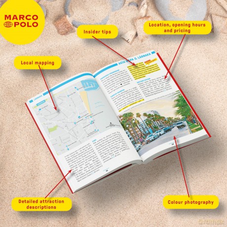 Cyprus Marco Polo Pocket Guide - with pull-out map (paperback) (Marco Polo Pocket Guides) - Marco Polo [KSIĄŻKA]
