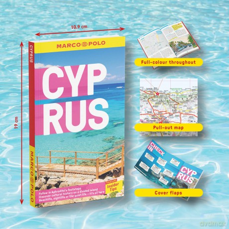 Cyprus Marco Polo Pocket Guide - with pull-out map (paperback) (Marco Polo Pocket Guides) - Marco Polo [KSIĄŻKA]