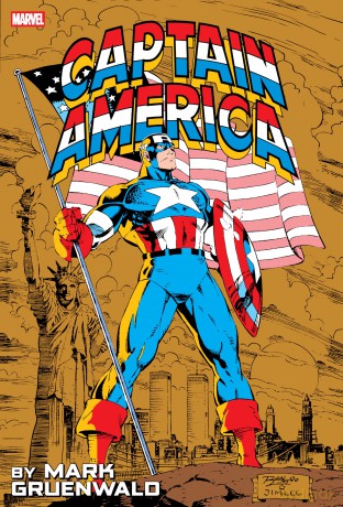 Captain America by Mark Gruenwald Omnibus Vol. 2: Ron Lim Anniversary Cover - Mark Gruenwald [KSIĄŻKA]