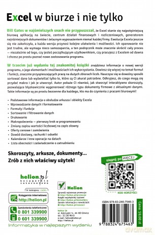 Excel w biurze i nie tylko. Wydanie III [KSIĄŻKA]