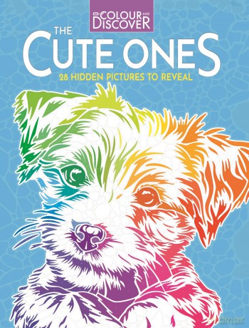Colour and Discover: The Cute Ones: 28 Hidden Pictures to Reveal - Buster Books [KSIĄŻKA]
