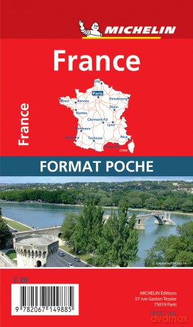 France - Michelin Mini Map 8721: Map (Michelin Mini Maps) - Michelin [KSIĄŻKA]